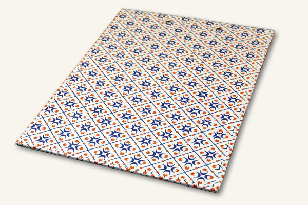 Clipboard blue red "Ferdl", handmade clipboard, extra strong